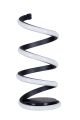 Lampe à poser design spiral Jonc H35cm Métal Noir et LED Blanc