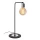 Lampe de table Ariadna 52cm Métal Noir et Argent