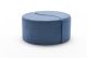 Lot de 2 poufs puzzle Ratsel L43xH40cm Velours Bleu