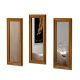 Lot de 3 miroirs murales Kafka 30x70cm Bois Bronze