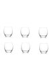 Lot de 6 verres whisky tumbler Testaccio 405ml Transparent