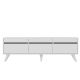 Meuble TV style scandinave Algol 150cm Blanc