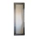 Miroir moderne encadré 40x120cm Compage Bois Argent