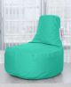 Pouf poire Arbane D70xH80cm Tissu Bleu vert