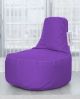 Pouf poire Arbane D70xH80cm Tissu Violet