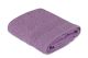 Serviette de toilette liteau à trois lignes brodées Sicco 30 x 50 cm 100% Coton Mauve