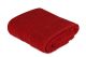 Serviette essuie-main liteau à trois lignes brodées Sicco 50 x 90 cm 100% Coton Rouge