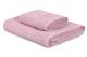 Set de 2 serviettes Sicco 100% Coton Rose