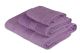 Set de 3 serviettes SIcco 100% Coton Lilas