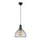 Suspension lampe filaire D25cm Nidis Métal Noir