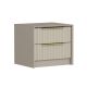 Table de chevet 2 tiroirs Eurybie Beige