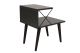 Table de chevet Wyda H55cm Bois Anthracite