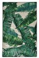 Tapis Barbuda 160x230cm Velours Motif Feuilles de bananier Vert