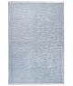 Tapis Bohni 100x200cm 100% Velours Bleu et Blanc