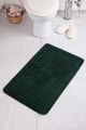 Tapis de salle de bain Bottová 60x100cm Motif Romain en relief Vert foncé