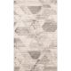 Tapis Jakab 160x230cm Motif Géométrique Beige et Gris