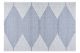 Tapis Vashti 120x180cm Sisal Motif Bandes en losange Bleu marine et Blanc