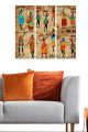 Triptyque Fabulosus L70xH50cm Motif Femmes Africaines, mode de vie, Multicolore