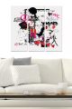 Triptyque Fabulosus L70xH50cm Motif Messages et visages inspirants