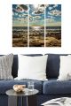 Triptyque Fabulosus L70xH50cm Motif Nature et plage