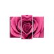 Tryptique Amicienties Motif Rose